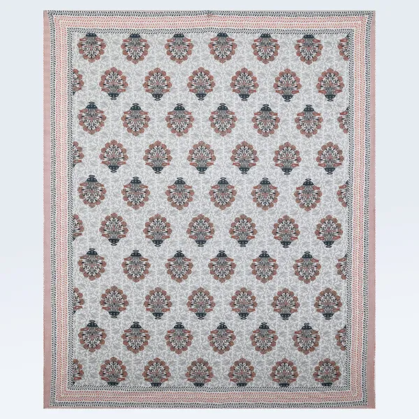 Orange_Cotton_Rajwada_Empire_Double_Bedsheet_With_Pillow_Cover_108_X_108_Cm